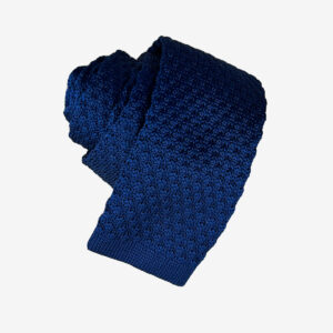 Krawatte - Marineblau Strick