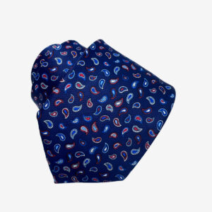 Krawatte - Seide Blaue Muster Paisley